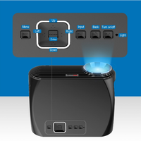 Nouveau projecteur Android 6.0.1 GP100UP Full HD 1080P, WIFI, BT, 3500 lumens, LED, TV, projecteur