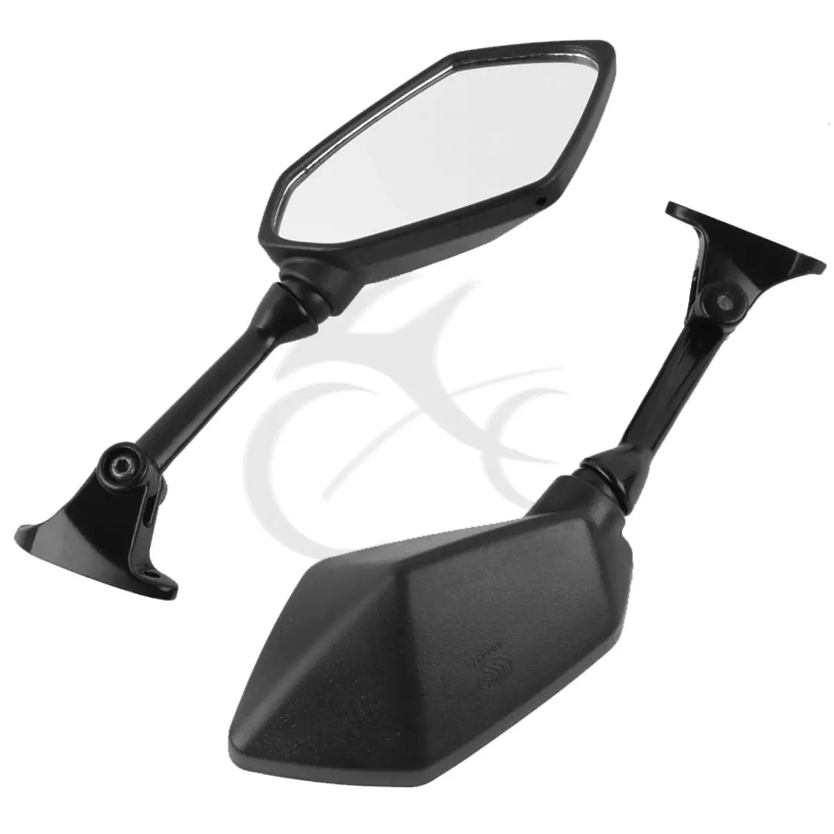 TCMT Black Side Rear View Mirrors For kawasaki ZX6R ZX-6R ZX600R 2009 2010 2011 2012