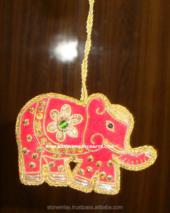 Handmade Christmas <b>Ornaments</b> <b>Elephant</b> - Product Image 1
