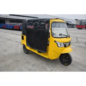 Cina vendita calda 4 6 passeggero triciclo bajaj tuk tuk moto taxi GPL risciò 175CC 200CC KEKE