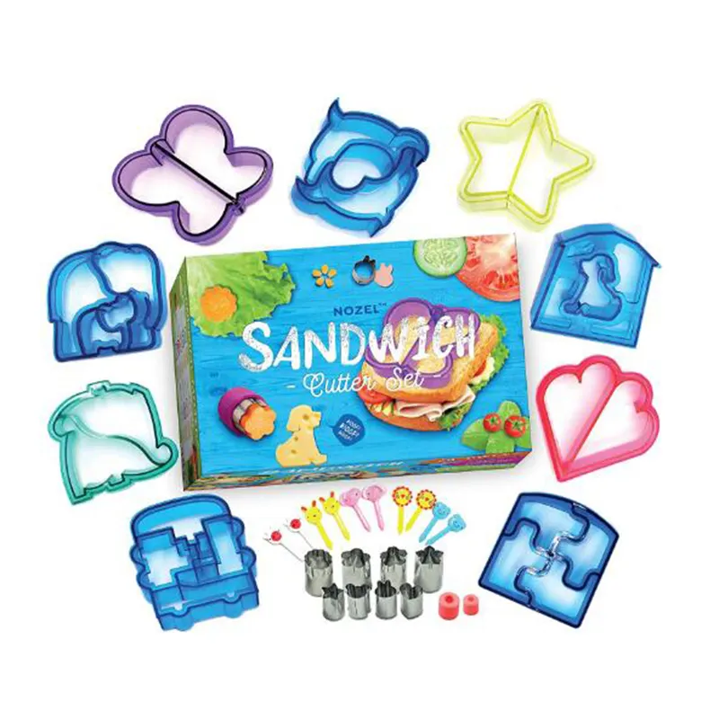 2022 Sandwich Cutter Set for Kids Fun and Interactive Bento Box Lunch Set for kids making bento