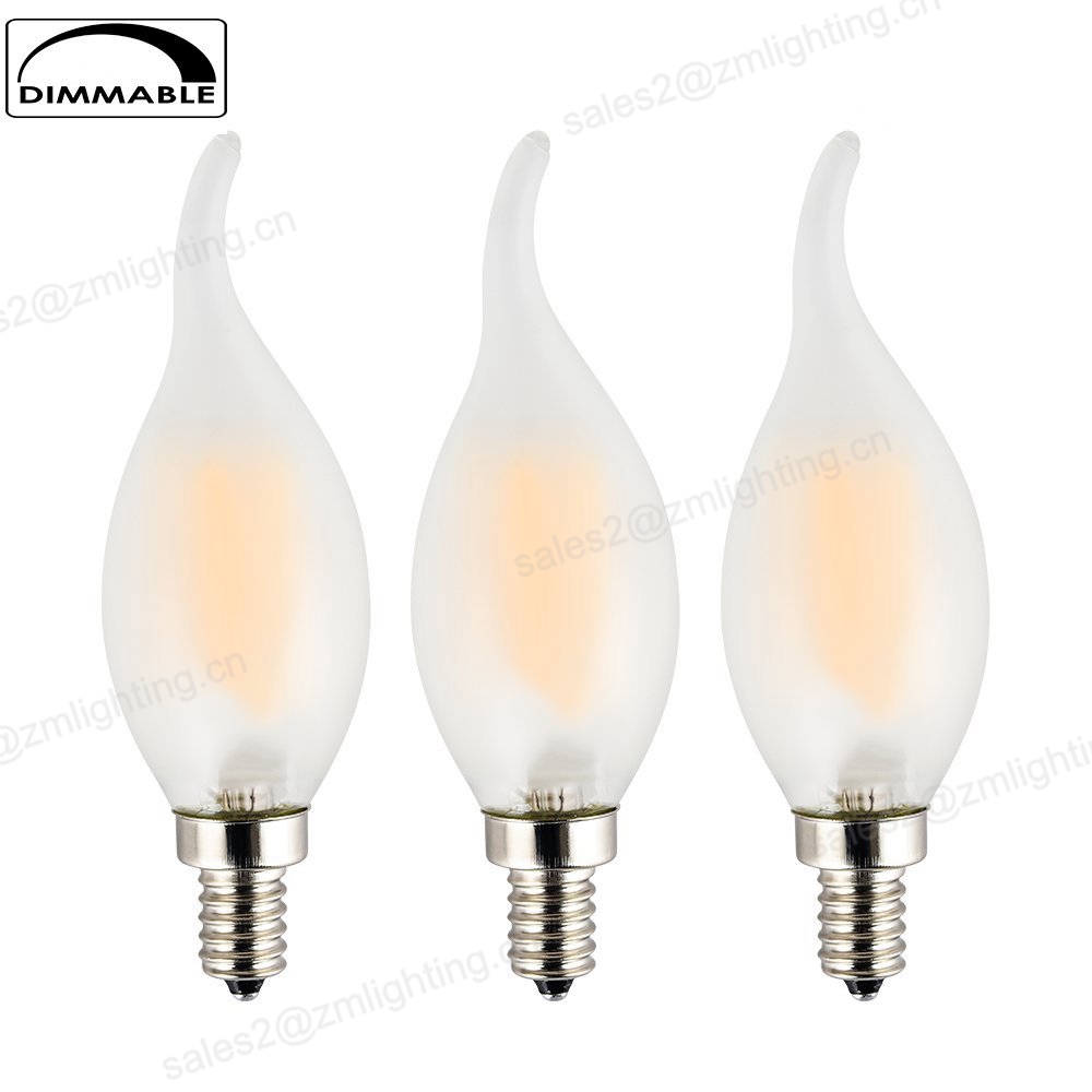 低電圧LEDエジソンE12 E14 E27キャンドル型3V 6V 3.5W電池式LED電球