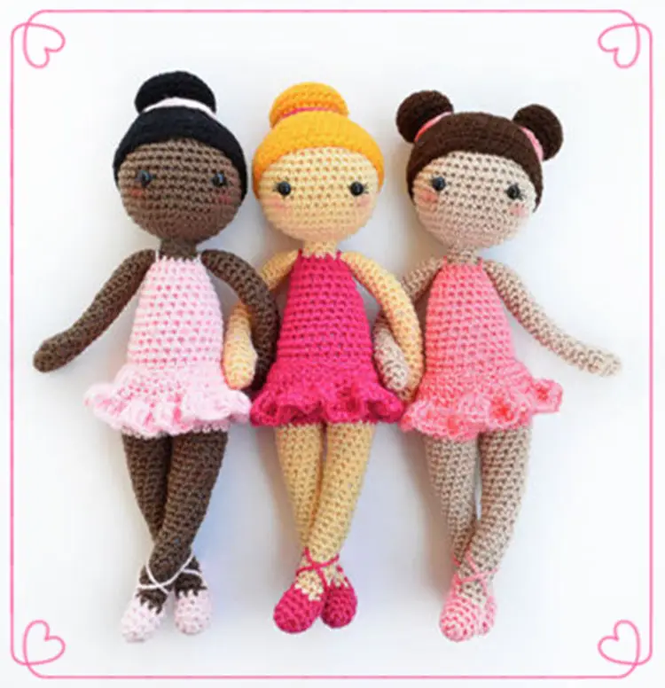 Pabrik Langsung Grosir 100% Katun Bayi/Anak Crochet Amigurumi Boneka Mainan Boneka