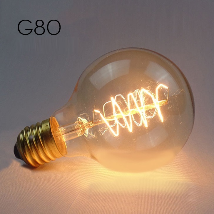 Fabricant Rétro Lumière ST64 G80 G95 G125 T30 E26 E27 B22 25w 40w 60w Décoratif En Verre Vintage À Incandescence Edison ampoule