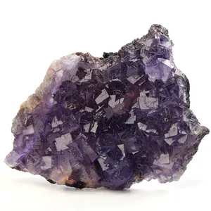 Naturale Bella Preziosa Viola Fluorite Minerale di Cristallo Fluorie Campione Minerale Minerale