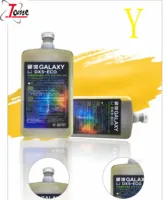 Guangzhou rifornimento della fabbrica di qualità Originale nessun odore taiwan Galaxy c m y k eco inchiostro a solvente per dx5 testina di stampa inchiostro