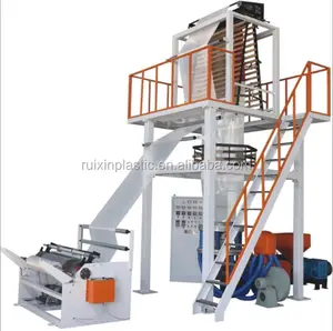 Rotary Die head High Speed ABA Three Layers Co-extruder Pe Blown Film Extrusion Machine