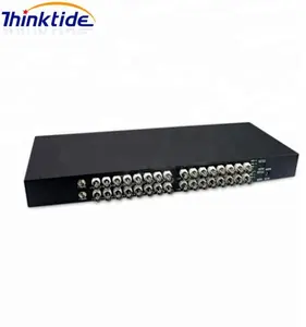 32Ch 1080 P CVI/AHD Converter Fibra Ottica a BNC Digital Video Converter fibra trasmettitore e ricevitore ottico