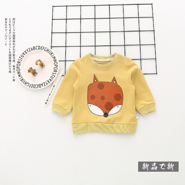 Оптовая продажа Новые Одежда для новорожденных мультфильм животных шаблон детская одежда