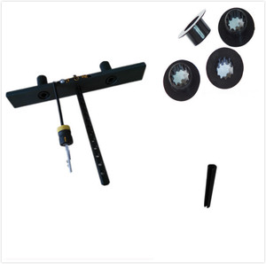 Gym fitness barra/varilla de acero cromado de elevación de 25mm, piezas de pila de peso - Product Image 2