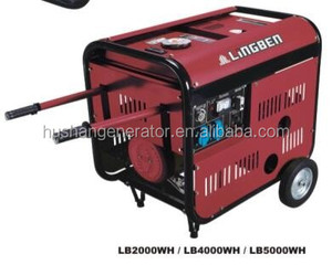 LingBen Machinery 3kVA 4kVA 5kVA открытый тип отдачи/электрический старт дизельный генератор портативные цены в индии - Product Image 2