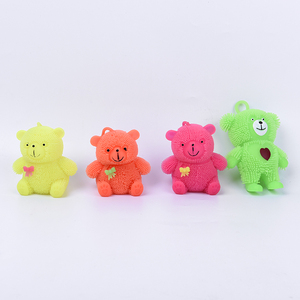 <span class=keywords><strong>2020</strong></span> produit populaire TPR Animal Bear jouets clignotant jouet de balle pour enfants - Product Image 4