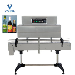 Machine d'étiquetage automatique de manchon rétractable BSS 1538C pour l'emballage rétractable de col de bouteille - Product Image 1