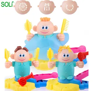 Argilla FAI DA TE giocattolo Per Bambini di simulazione casa di colore argilla barbiere plastilina set