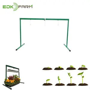 Edk 24W Kas Mini Home Verticale Landbouw Kweeksysteem Kweeklicht Rek Voor Planten Sla Led Indoor Ijzeren Lichtstandaard