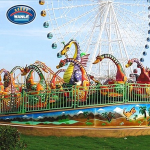 Jeu de divertissement pour enfants, équipement de parc de randonnée de <span class=keywords><strong>dinosaure</strong></span> rotatif Jurassic - Product Image 4
