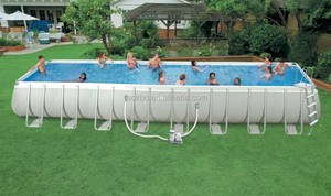 Venta piscina caliente plegable piscina valla, marco de acero inoxidable piscina - Product Image 1