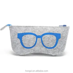 EVA Wool Felt Cloth Eyeglass Case Women Sunglasses Boxes Multiple Uses Portable Soft Glasses Bag