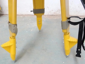 Trépied d'arpentage en bois de Station totale robuste 10kg JMZ-2 de trépied d'instruments optiques à double verrouillage pour la cartographie - Product Image 3