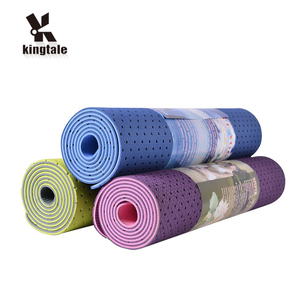Kingtale fare per ordinare eco friendly teal stuoia di yoga del tpe - Product Image 5