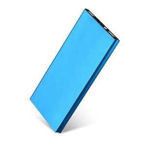 OEM Logo hai cổng USB ngân hàng điện 10000mAh phổ Slim kim loại di động sạc điện thoại di động Micro USB RoHS sản phẩm điện tử - Product Image 3