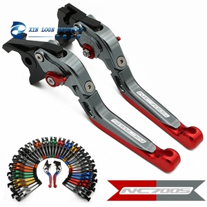 CNC alluminio regolabile moto pieghevole freno leva frizione per universale NC700S NC700X <span class=keywords><strong>NC</strong></span> <span class=keywords><strong>700</strong></span> 2012 - 2013 motocicli accessori - Product Image 3