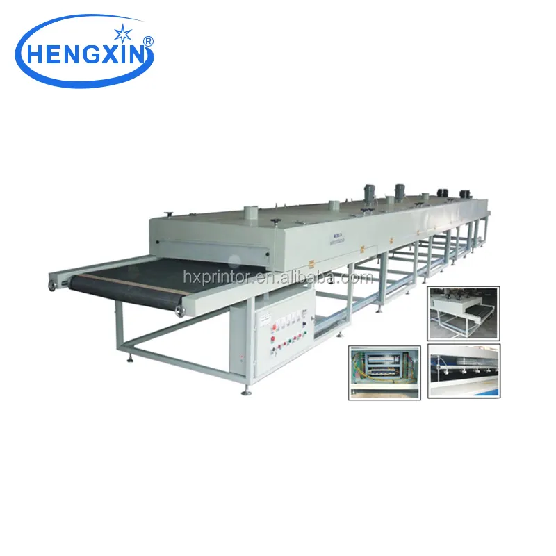 800mm convey belt IR tunnel dryer oven machine for paper sheet/pcb /t-shirt/garments