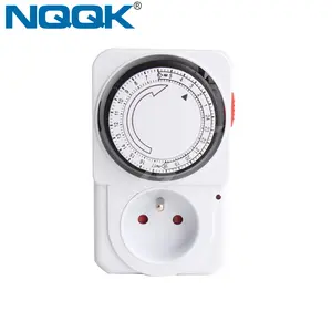 24 hours mechanical electronic timer French European socket timing switch