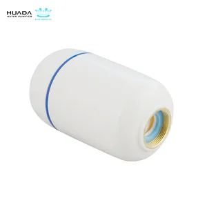 Kartrid Filter keramik untuk rumah dan Dapur, Filter air plastik Manual dengan karbon aktif untuk penggunaan rumah dan Hotel