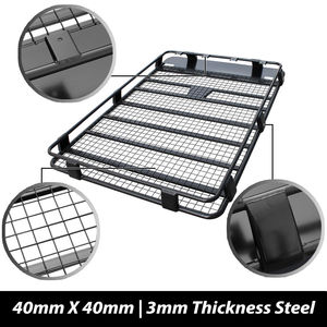 Venta caliente 4x4 acero coche Baca 3/4 longitud para 100 series Land Cruiser 1.9 m jaula cesta - Product Image 2