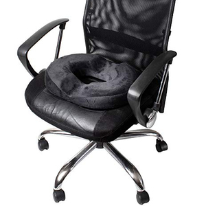 Diseño ergonómico de almohada Hernia hemorroides de próstata después de la cirugía de memoria de espuma de peluche Donut silla cojín almohada - Product Image 1