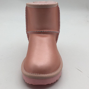 AN-CF-027 venta superior fabricante lindo niños botas zapatos de <span class=keywords><strong>la</strong></span> nieve, Invierno botas de piel en stock - Product Image 1