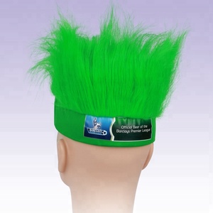 Soccer Game Fans Hairy Headband Wig Caps for <strong>Beer</strong> Festival - Product Image 2