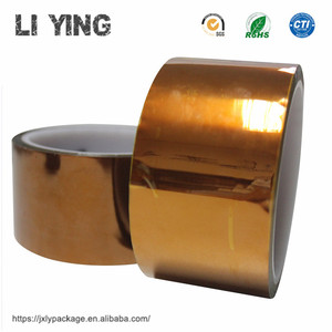 Fábrica de alta temperatura <span class=keywords><strong>cinta</strong></span> Dedo de oro enmascaramiento fabricantes adhesiva de película de poliimida rollo - Product Image 2