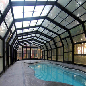 Fábrica de estructuras de acero de China, marco de <span class=keywords><strong>portal</strong></span> prefabricado de alto estándar, estructura de acero, pintura en aerosol de acero inoxidable, techo de edificio para piscina, cobertizo de techo de marco espacial - Product Image 2