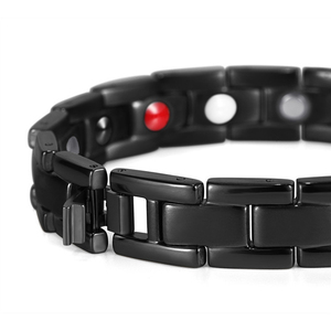 Braccialetto Magnetico Terapeutico in Acciaio Inossidabile Lucidato a Specchio con Energia Positiva e Charm Energetico Scalare, Accessorio <span class=keywords><strong>Moda</strong></span> Unisex - Product Image 5