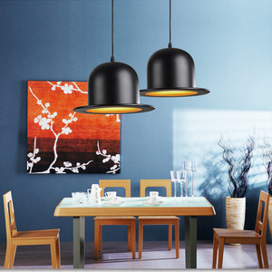 Lampada a Sospensione Moderna e Popolare con Design a Cappello, Lampadario Elegante per Soggiorno - Product Image 4