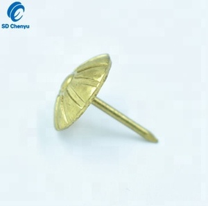 Adereços de couro para unhas, enfeite de ouro com borracha dourada de bronze para unhas - Product Image 3