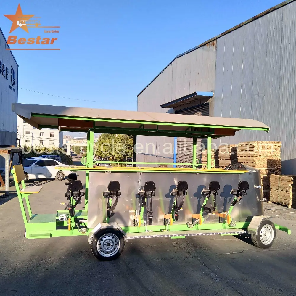 Beer Bike Bus for city tours electric pub beer bike pedal bar