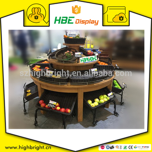 سوبر ماركت الفاكهة والخضروات عرض رف حامل - Product Image 4