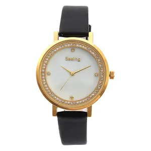 Reloj de cuarzo impermeable para mujer, accesorio japonés de alta calidad, relojes sencillos y elegantes a la moda