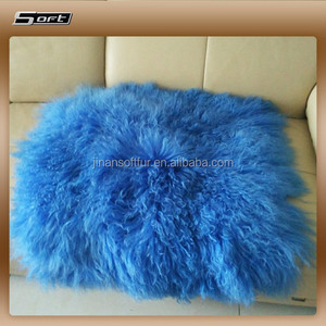 Tibetano ricci Pelliccia di Agnello piastre/mongolian capelli lunghi pelle di capra Pelliccia - Product Image 2