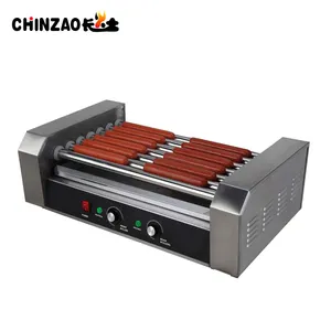 Hot Sale Stainless Steel Hot Dog Bbq Roller Rack Grill Sausages Roller Hot Dog Making Machine