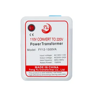 Made in China low frequency single phase 110 convert to 220v step up automatic transformer current