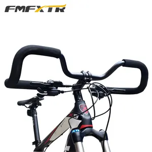 Ручка для горного велосипеда FMFXTR, из алюминиевого сплава, 31,8/25,4 руль, алюминиевый велосипед с изгибом, регулируемый отдых на большие расстояния