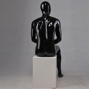 Mannequins <span class=keywords><strong>vintage</strong></span> masculins de sexe de corps entier noir brillant en plastique à <span class=keywords><strong>vendre</strong></span> - Product Image 5