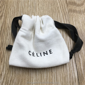 Sac à cordon en <span class=keywords><strong>tissu</strong></span> réutilisable avec impression de logo personnalisé, en <span class=keywords><strong>coton</strong></span> doux et lin, pochette à bijoux pour emballage cadeau - Product Image 2