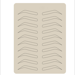 <span class=keywords><strong>Piel</strong></span> de Práctica de Microblading de Látex para <span class=keywords><strong>Tatuaje</strong></span> de Cejas con Forma, sin <span class=keywords><strong>Tinta</strong></span> ni Pigmento, para Escuelas de Capacitación, Marca Privada - Product Image 1
