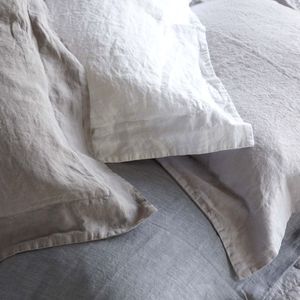 Edredón de lino francés lavado con piedra, ropa de cama, 100% - Product Image 6