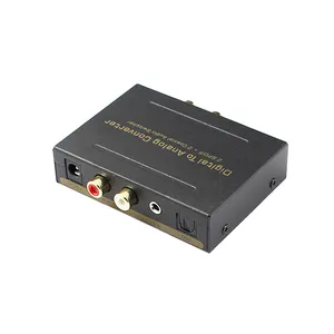 SPDIF/토스 3x1 스위치 상자 3 포트 디지털 오디오 디코더 아날로그 컨버터
